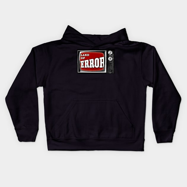 LAND OF ERROR Kids Hoodie by stuffedshirt